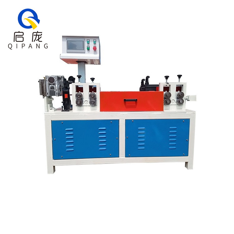 QIPANG 1-3mm straightened stainless steel wire straightener machine and cutting machine straightening mechanism